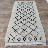 Handmade Moroccan Berber rug 185 x 94 cm