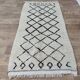 Handmade Moroccan Berber rug 185 x 94 cm