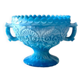 Victorian blue malachite glass bowl, Davidson
