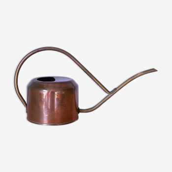 Copper and brass watering can