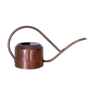 Copper and brass watering can