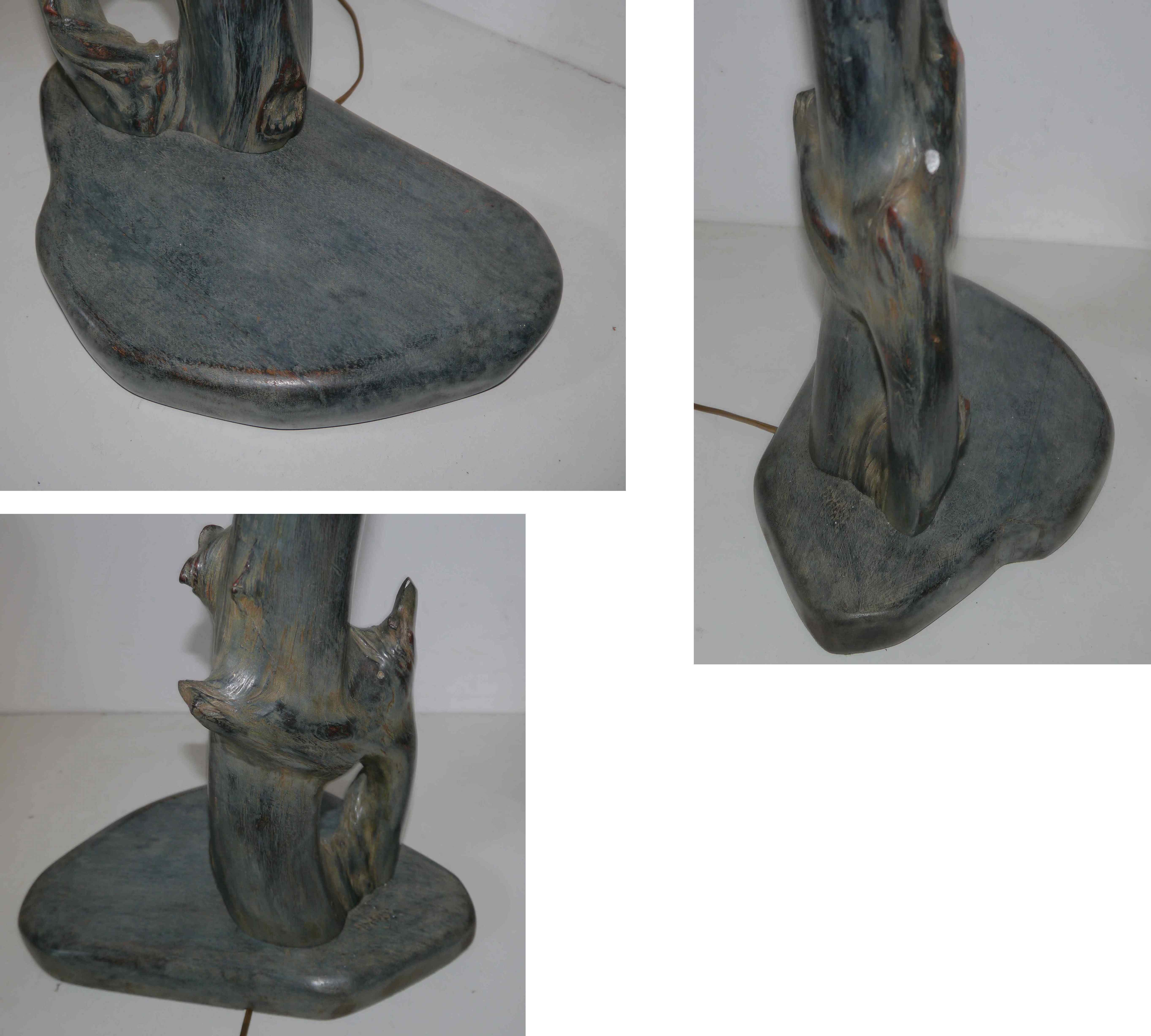 Lamp signed « Michel De Closets - Vancouver (Canada) - 1957 »