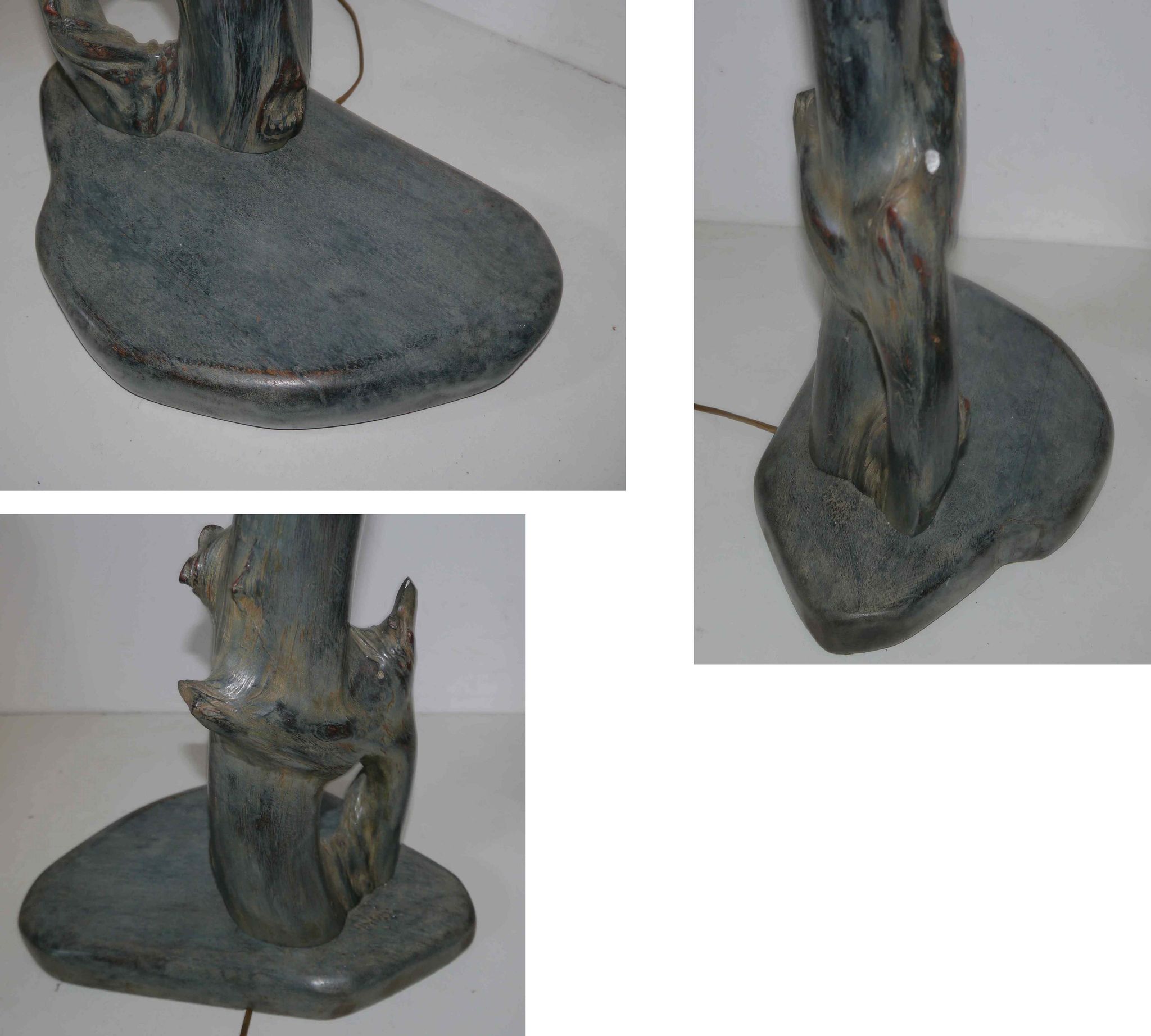 Lamp signed « Michel De Closets - Vancouver (Canada) - 1957 »