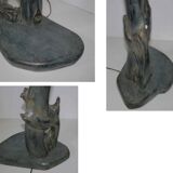 Lamp signed « Michel De Closets - Vancouver (Canada) - 1957 »