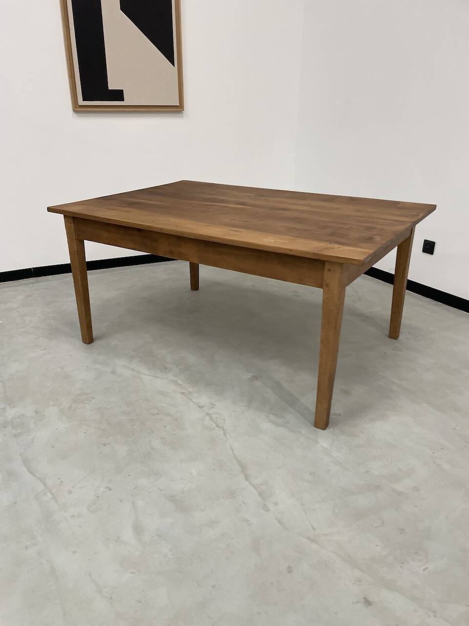 Pine farmhouse table 160 x 110 cm