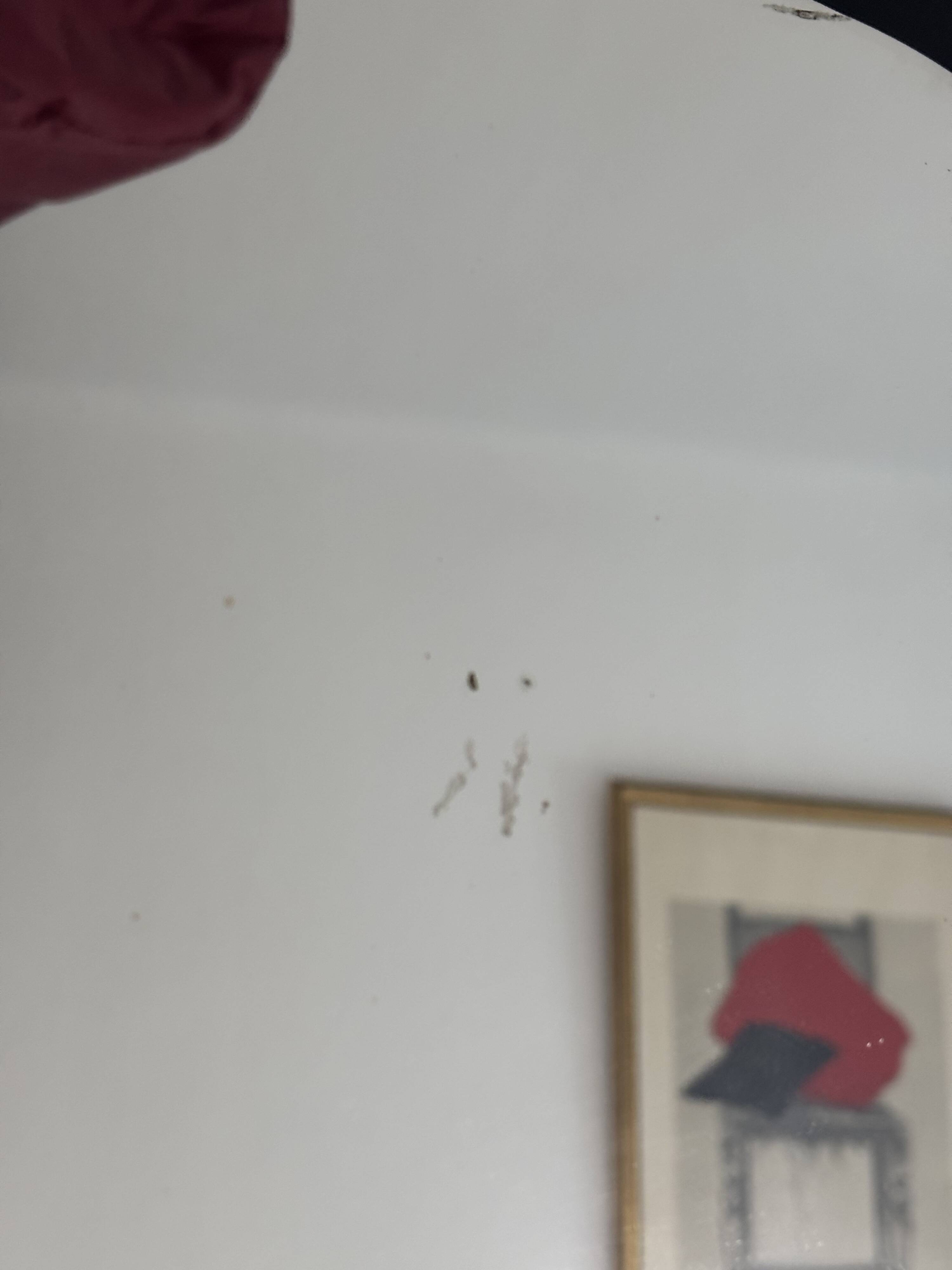 Vintage 1960 asymmetrical mirror - 69 x 35 cm