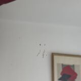 Vintage 1960 asymmetrical mirror - 69 x 35 cm