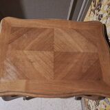 Side desk, Creative leisure table in varnished blond wood 1920