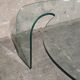 Hans von Klier pour FIAM, table basse en verre, verre, années 1990, Italie
