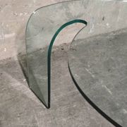 Hans von Klier for FIAM, coffee table in glass, glass, 1990s, Italy