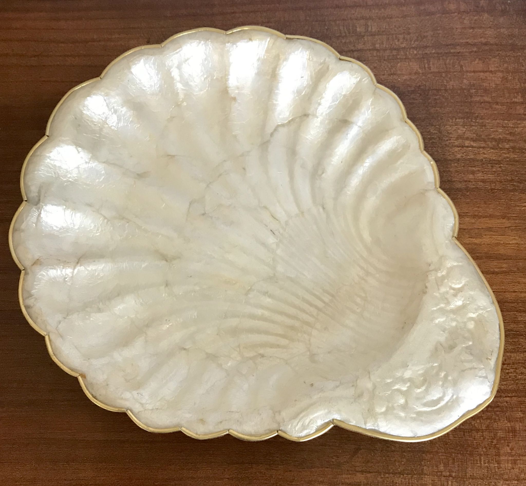 Vide poche coquille en nacre