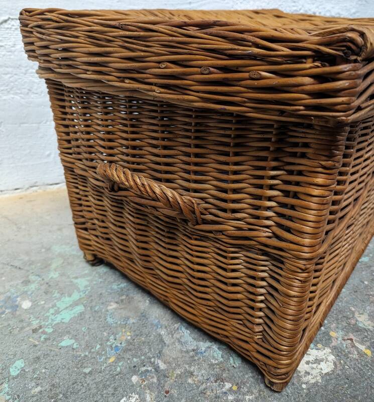 Large wicker trunk