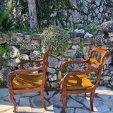 Paire de fauteuils de style Empire