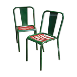 Pair of chairs Tolix T4, 1960