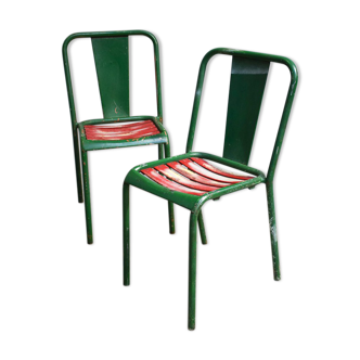 Paire de chaises Tolix T4, 1960