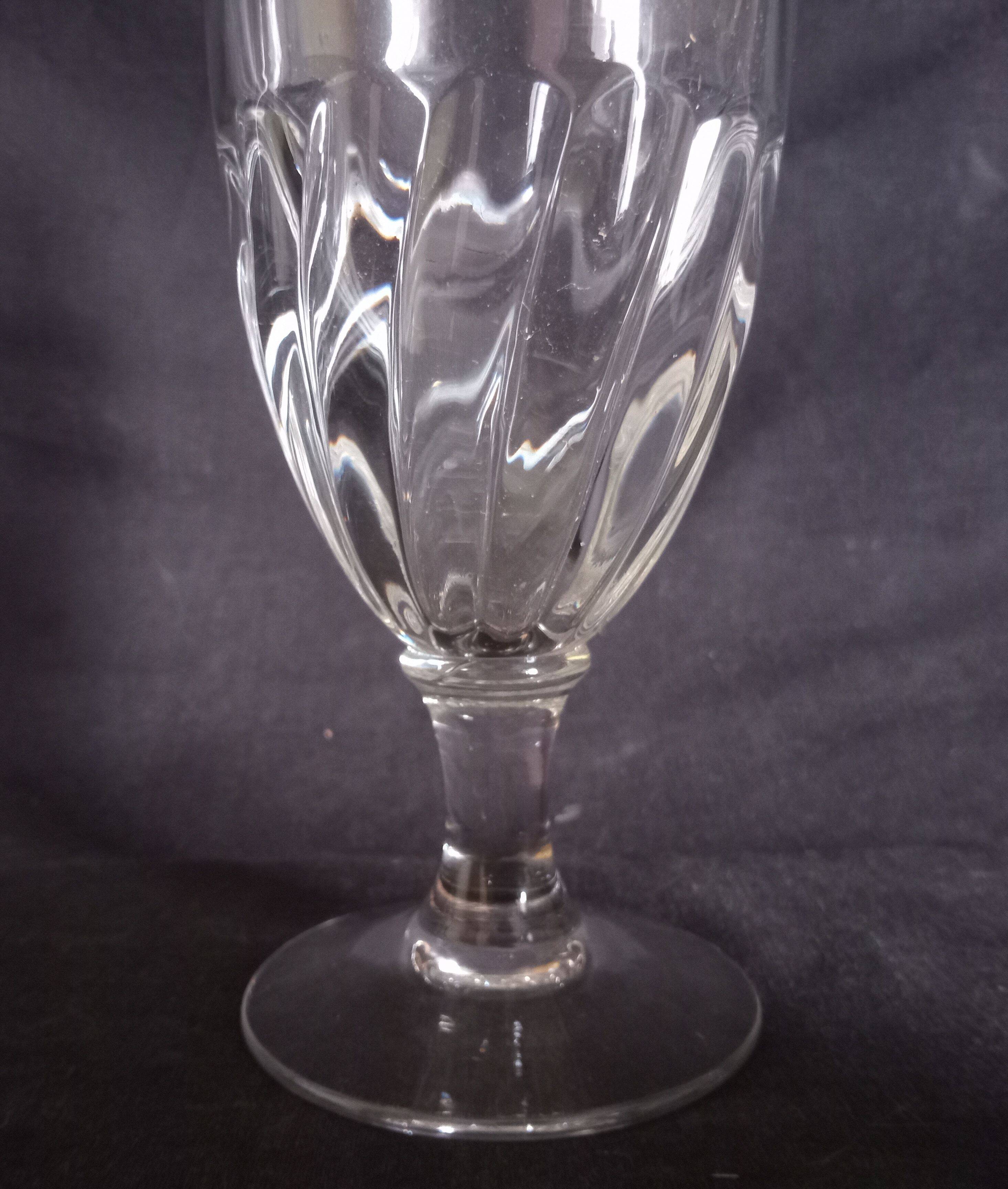 Set of 6 large absinthe glasses, h - 18 cm.