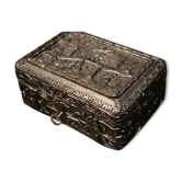 Tea box with double compartments decoration Far East China 19th