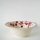 Large Badonviller salad bowl, Tamarista model, 1940