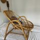 Vintage rattan armchair