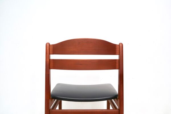 6 Chaises De Salle À Manger En teck Du milieu Du Siècle Par Boltinge Møbelfabrik 1960s