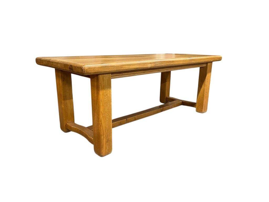 XL vintage dining table in solid wood