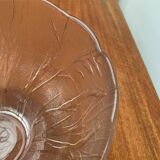 Large glass bowl from the mid-century by Heiniä Kainalossa for Humppila, Finland.
