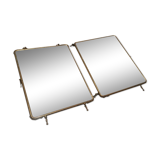 Diptych stung bevelled mirror