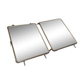 Diptych stung bevelled mirror