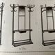 Thonet Coat Rack with Mirror, 1920s