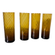 Vintage amber glasses