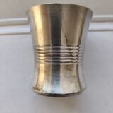 Gobelet timbale en métal argenté st Médard 1960