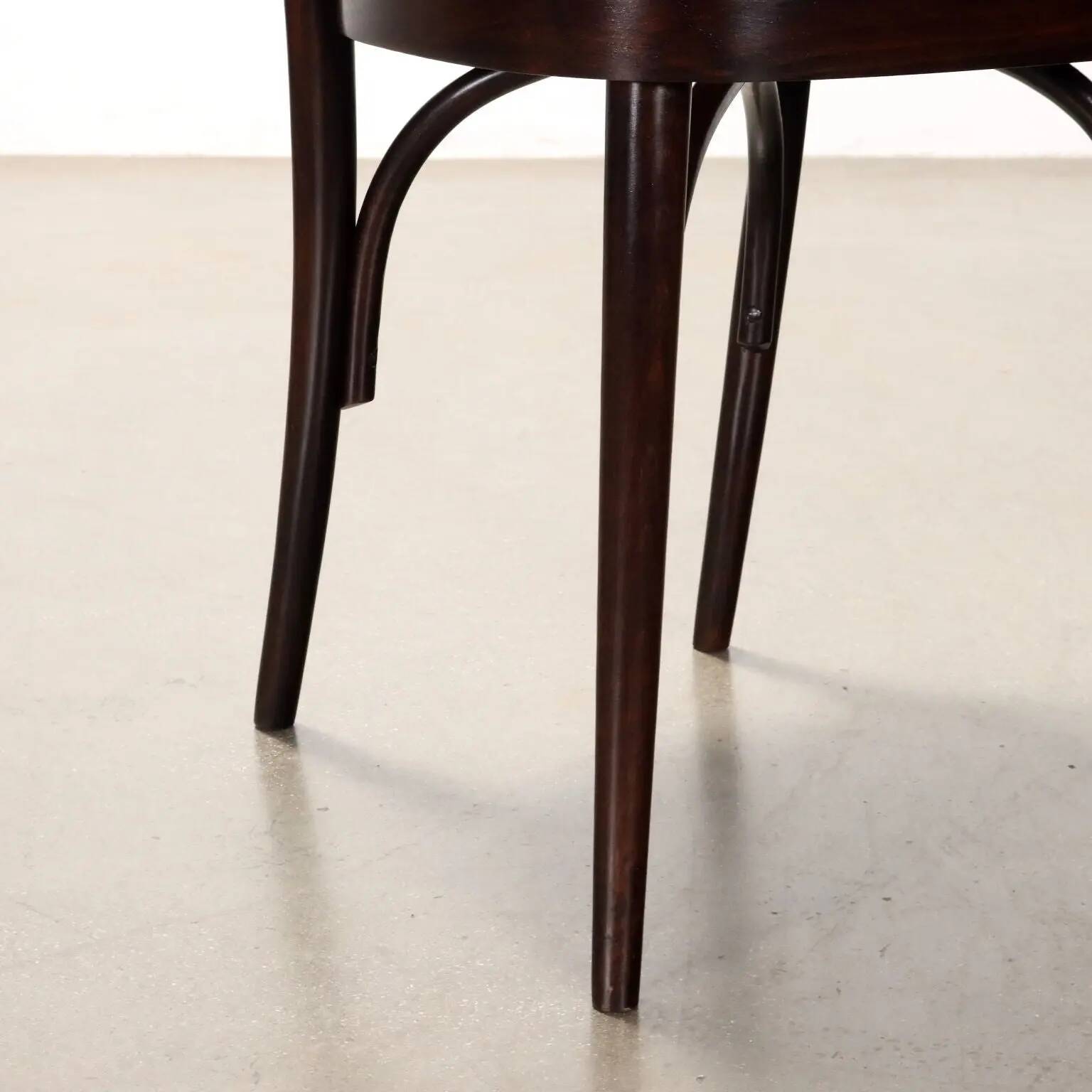 Chaises vintage en bois peint et tissu, design, Italie, années 1960