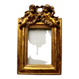 Golden photo frame little angels