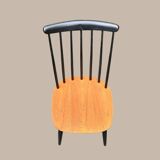 Two Scandinavian design chairs, Fanett style