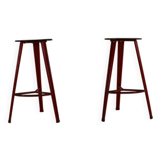 2 tabourets de bar industriels
