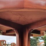 Scandinavian round table in teak 1960