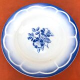 1950s Deep Plate Earthenware Digoin Sarreguemines Marsac model