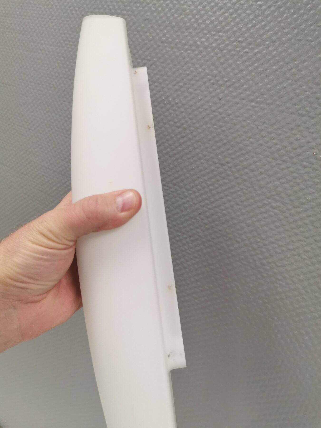 Wall lamp from Paulmann with white opal glass shade.