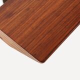 Mid-century teak mirror with shelve by De Coene, Belgium ca. 1960