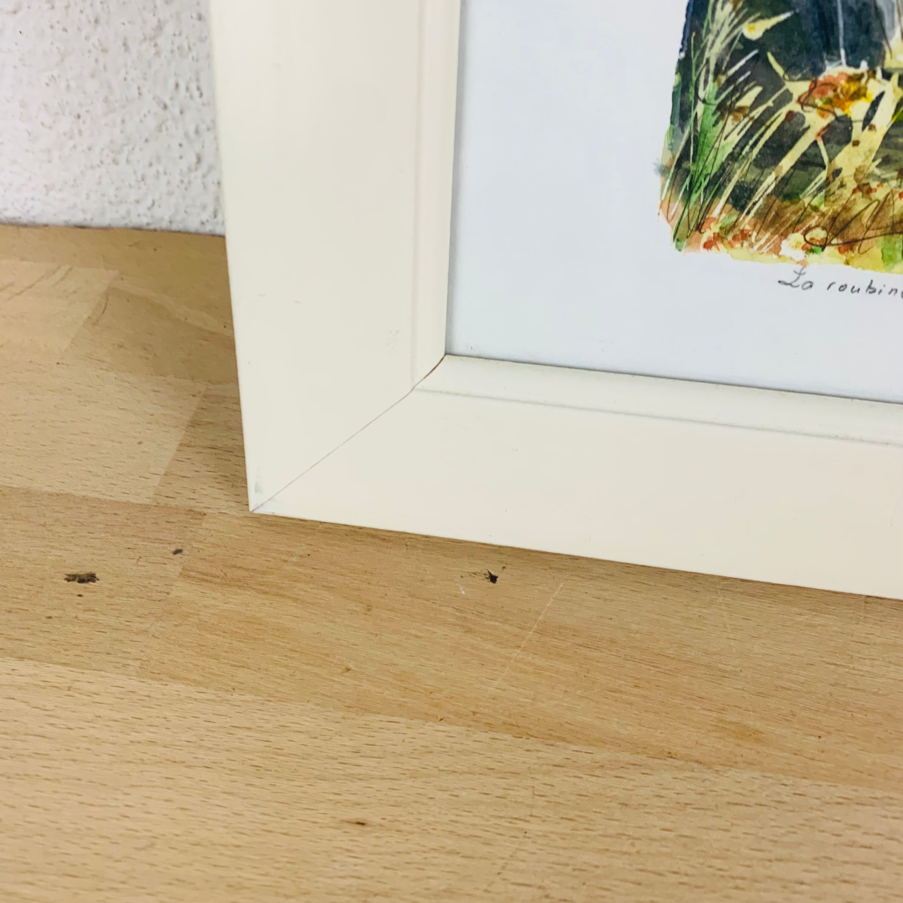 Marine watercolor painting by Jean Pierre Bailleul "La Roubine"