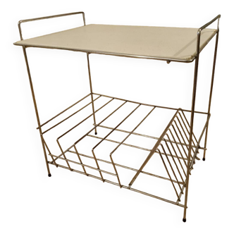 Vintage vinyl shelf