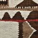 3x9 Brown Cream Turkish Kilim Runner Rug