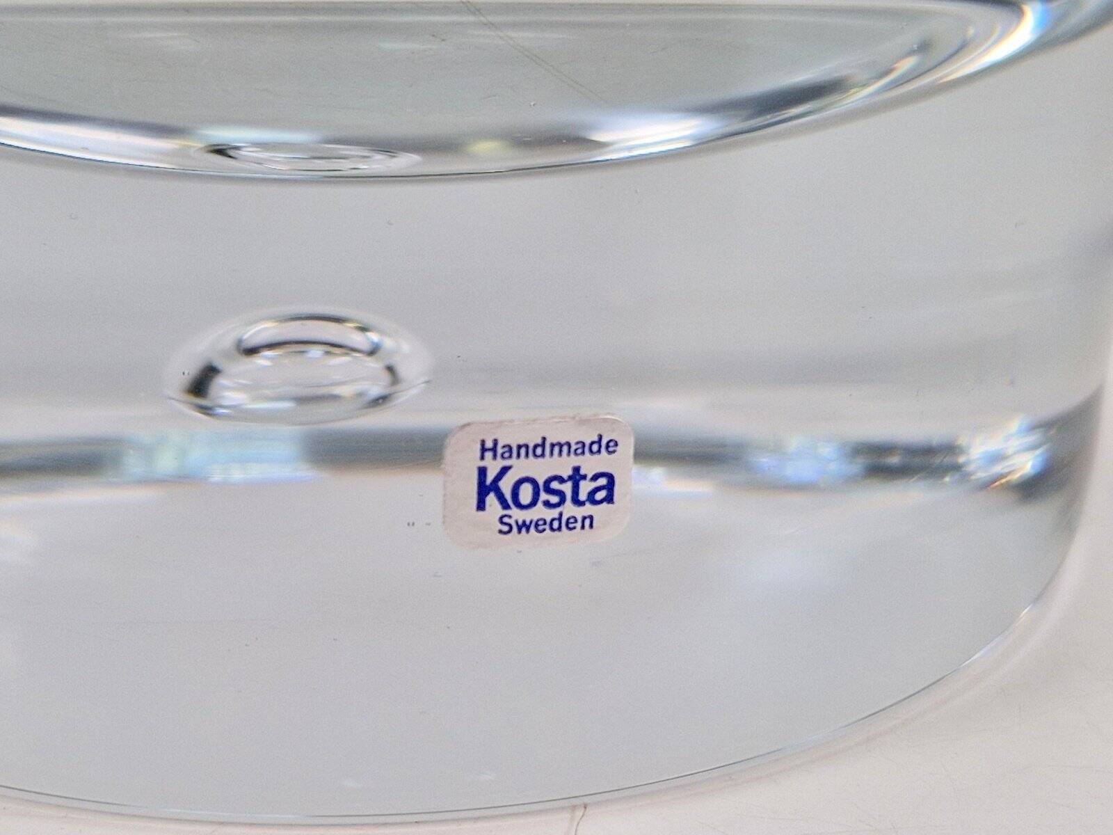 Pippi Ice Bucket in Glass by Vicke Lindstrand for Kosta Boda, Sweden, 1970s