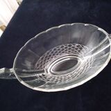 Art Deco cup in molded pressed glass