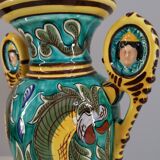 Gabriel Fourmaintraux Pottery of Desvres lamp base