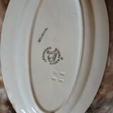 2 antique Saint Amand dishes
