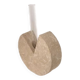 Fratelli Manelli style Travertine and glass test tube vase