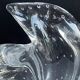 Schneider XXth bubbled crystal vase