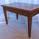 table basse de style Louis XVI bois naturel