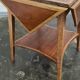 Table pliante en chêne vintage